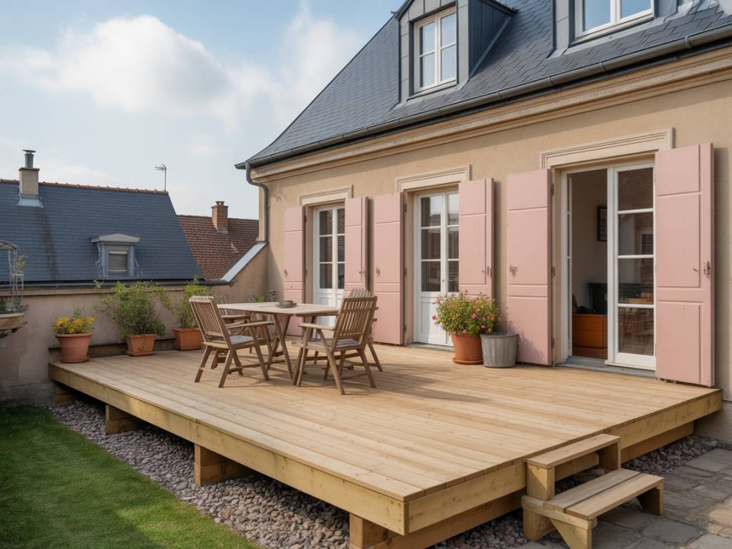 Réparer une terrasse sur plots abîmée : étapes et astuces