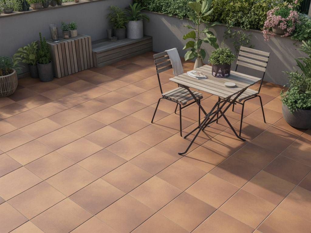 Guide pas à pas pour réaliser une terrasse en carrelage sur plots