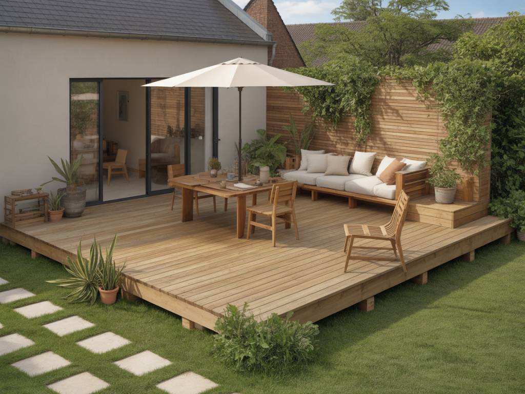 Tutoriel pour fabriquer une terrasse en bois exotiques sur plots