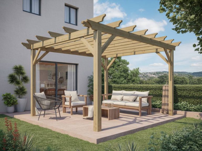 Pergola sur terrasse sur plot : guide d'installation