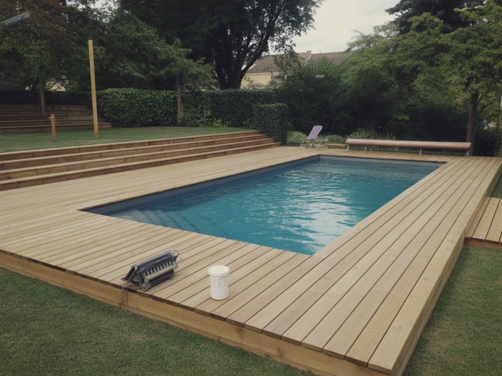 Les étapes clés pour construire une terrasse autour d’une piscine